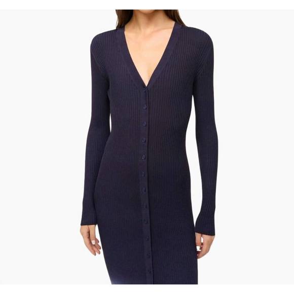 NEW STAUD shoko sweater dress in twilight dip dye - Picture 4 of 5